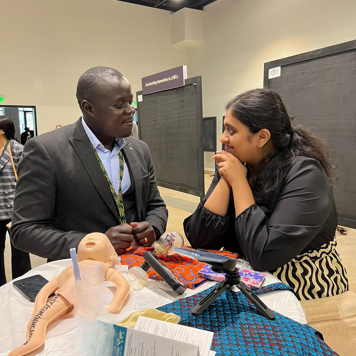 Alana and Dr. Data Santorino, GCAM 2023